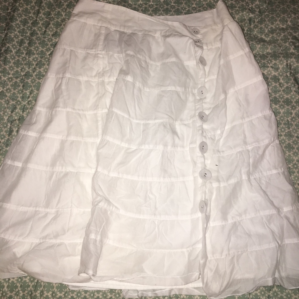 White skirt